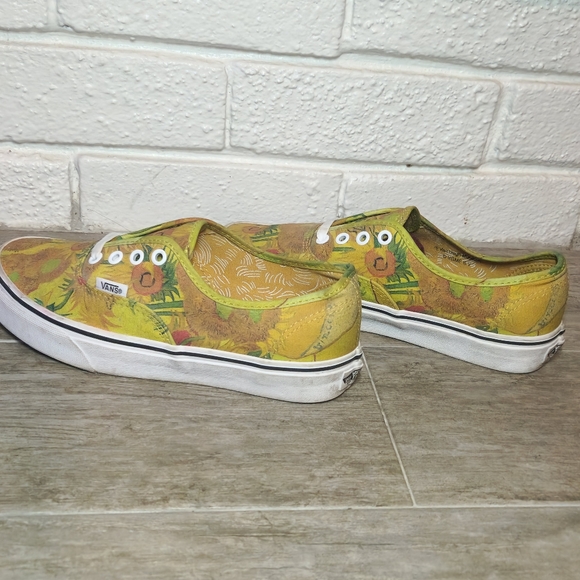 Vans x Vincent Van Gogh Authentic in Sunflowers & True White - Picture 3 of 9
